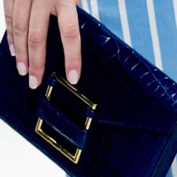 Ralph Lauren Spring 2006 Runway Collection Sky Blue Stripe Silk Cocktail Jacket - Picture 12 of 16